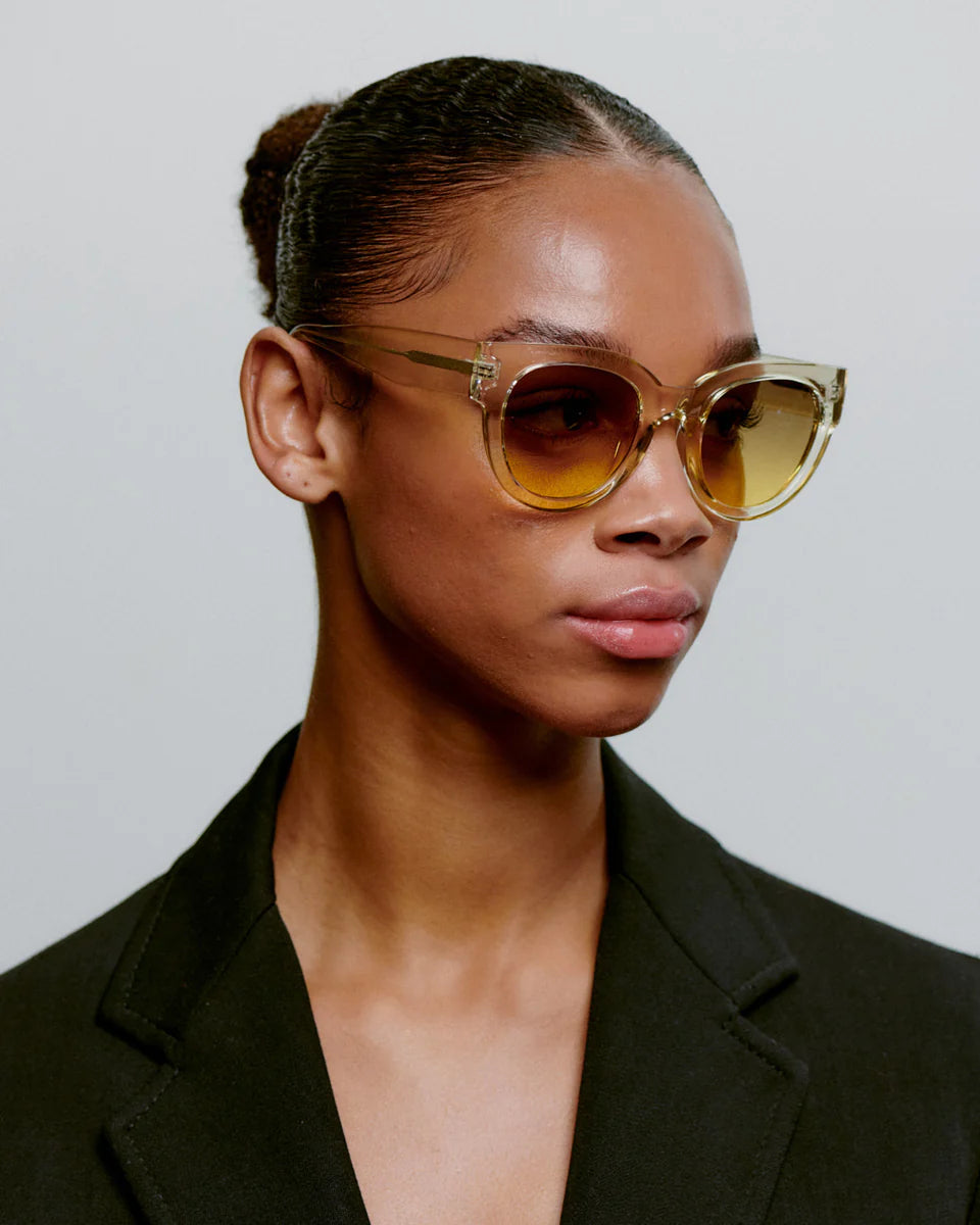 A.Kjaerbede Lilly Ecru Transparent Sunglasses