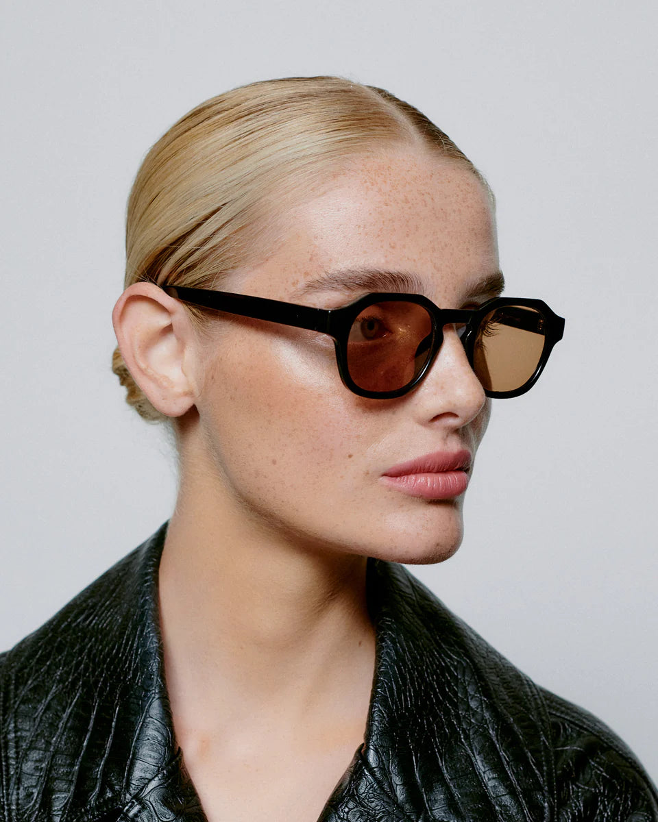 A.Kjaerbede Zan Black Sunglasses