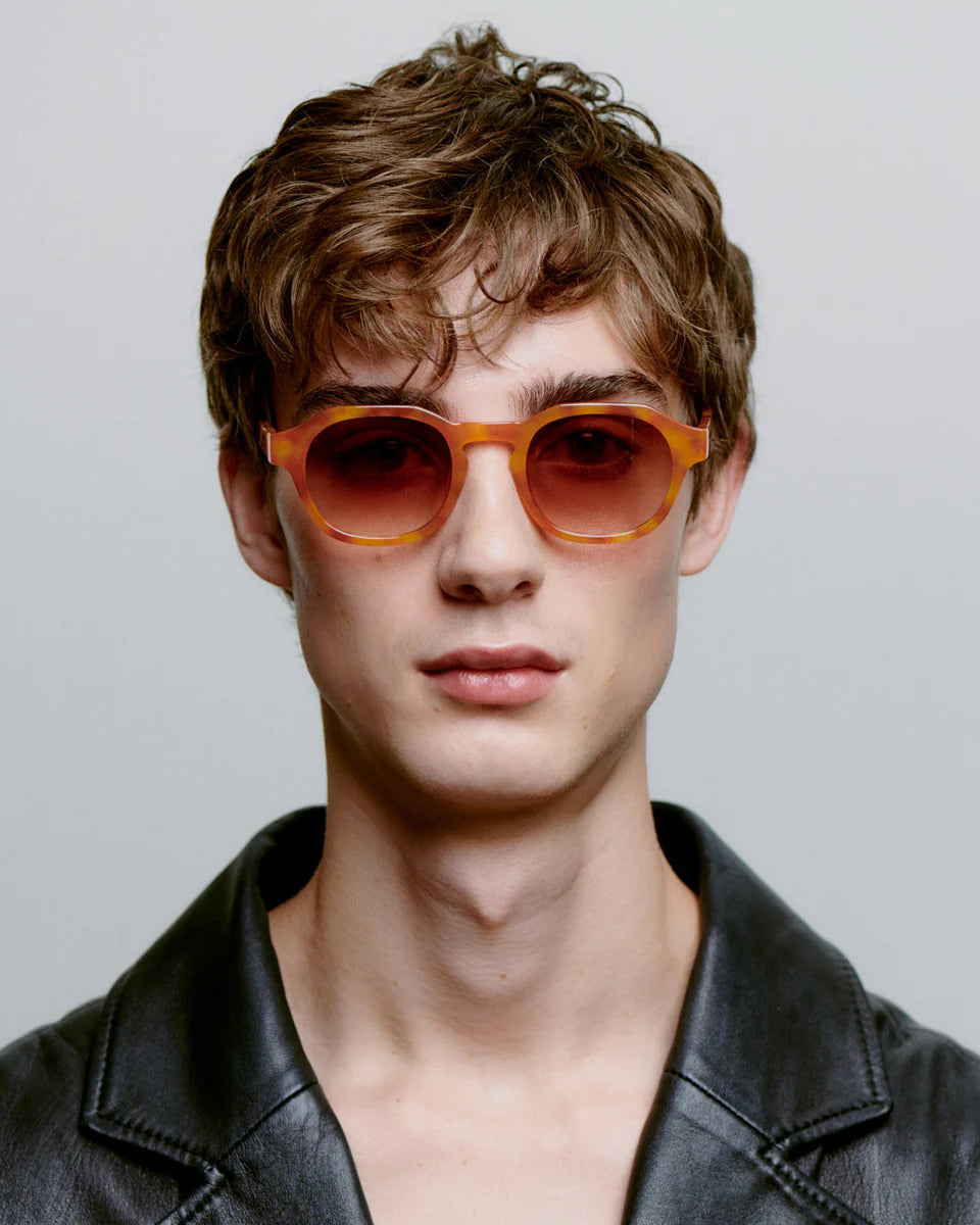 A.Kjaerbede Zan Burnt Amber Sunglasses