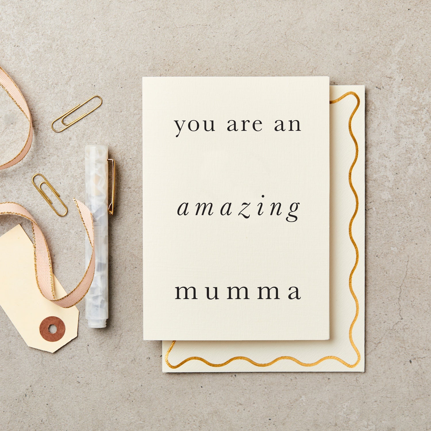 Katie Leamon Amazing Mumma Greetings Card