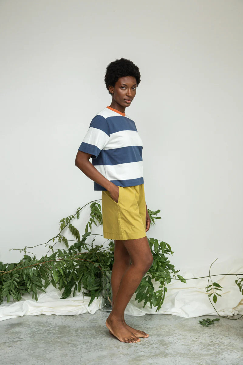 Beaumont Organic Bay-Sue Navy Stripe T-Shirt