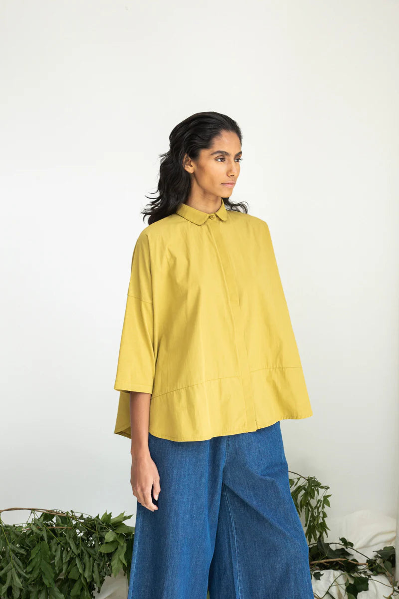 Beaumont Organic Lissie Olive Top