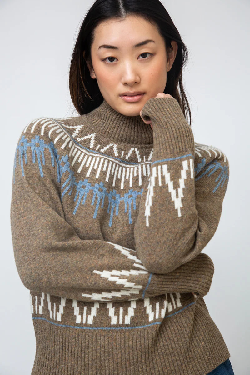 Beaumont Organic Hawthorne Taupe Knit Jumper