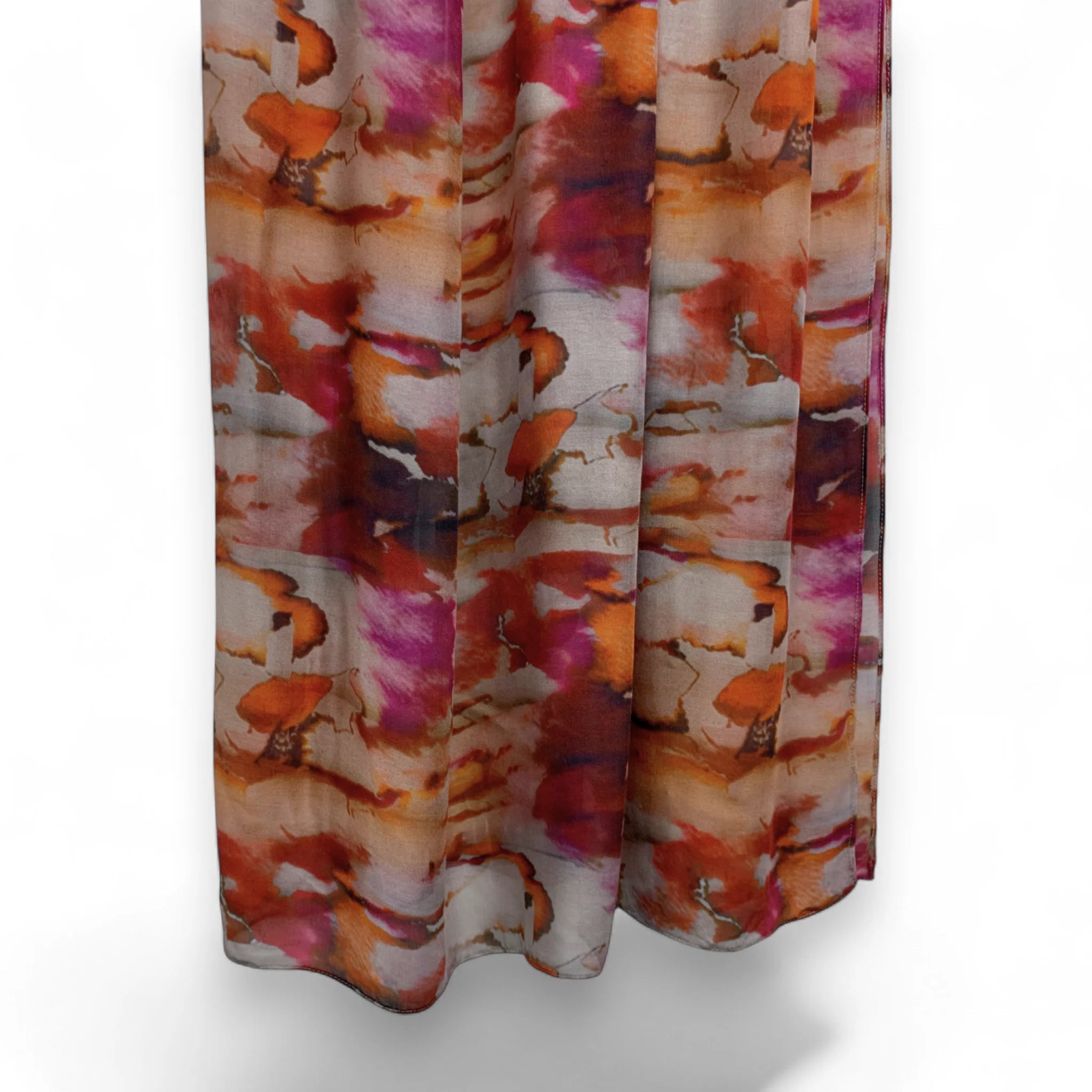 Precious Berry Pink Modal Waterink Scarf