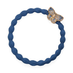 By Eloise Bling Butterfly Dove Blue Hair Band