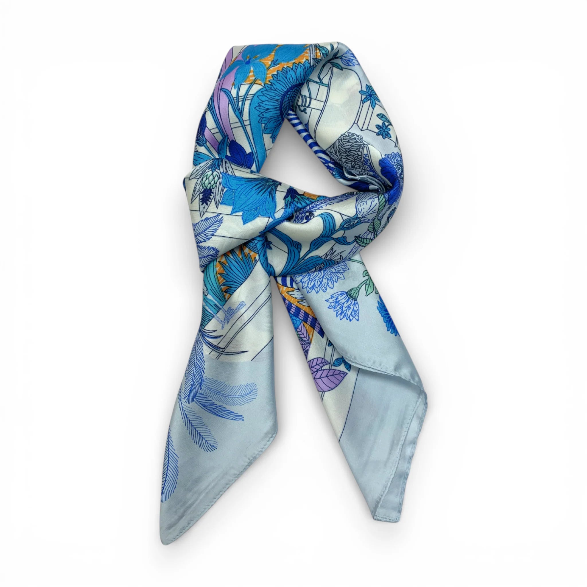 Precious Jungle Square Silk Touch Scarf