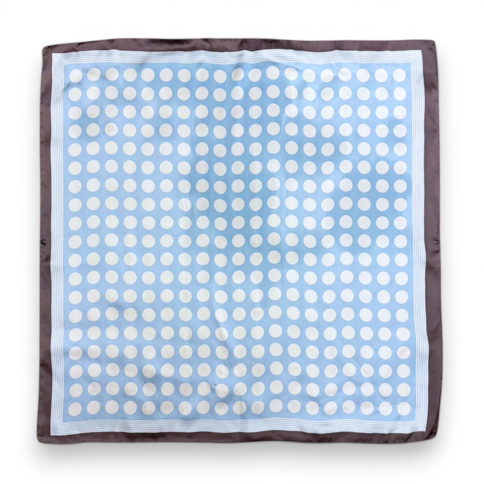 Precious Polka Dot Square Silk Touch Scarf