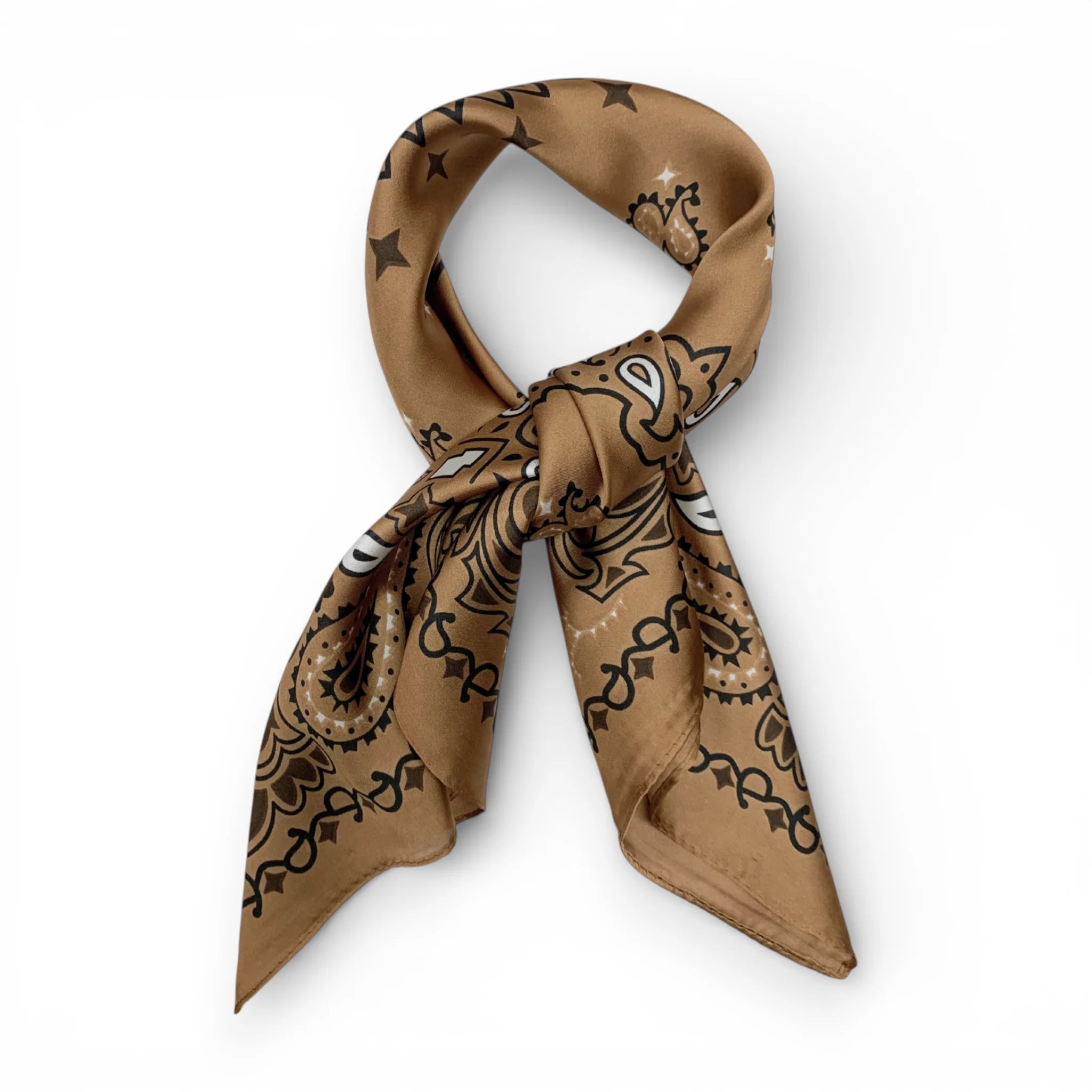 Precious Bandana Square Silk Touch Scarf