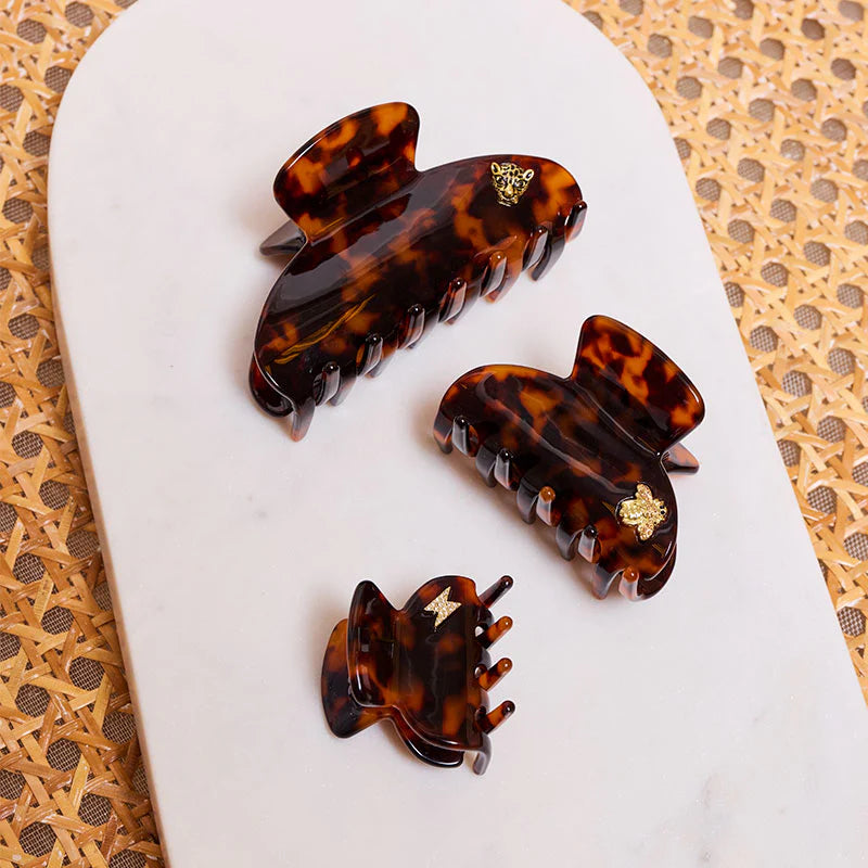 By Eloise Tortoise Bee Medium Hair Claw