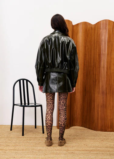 FRNCH Beauvoir Khaki Bomber Jacket