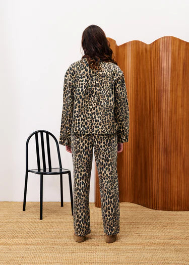 FRNCH Munchkin Leopard Print Jacket