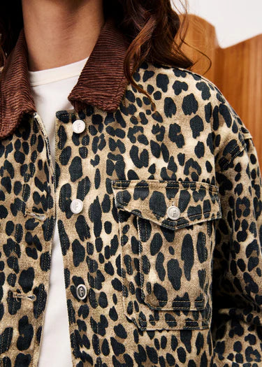 FRNCH Munchkin Leopard Print Jacket