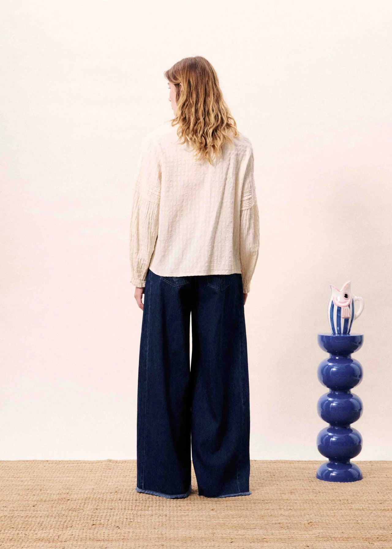 FRNCH Teahura Butter Blouse