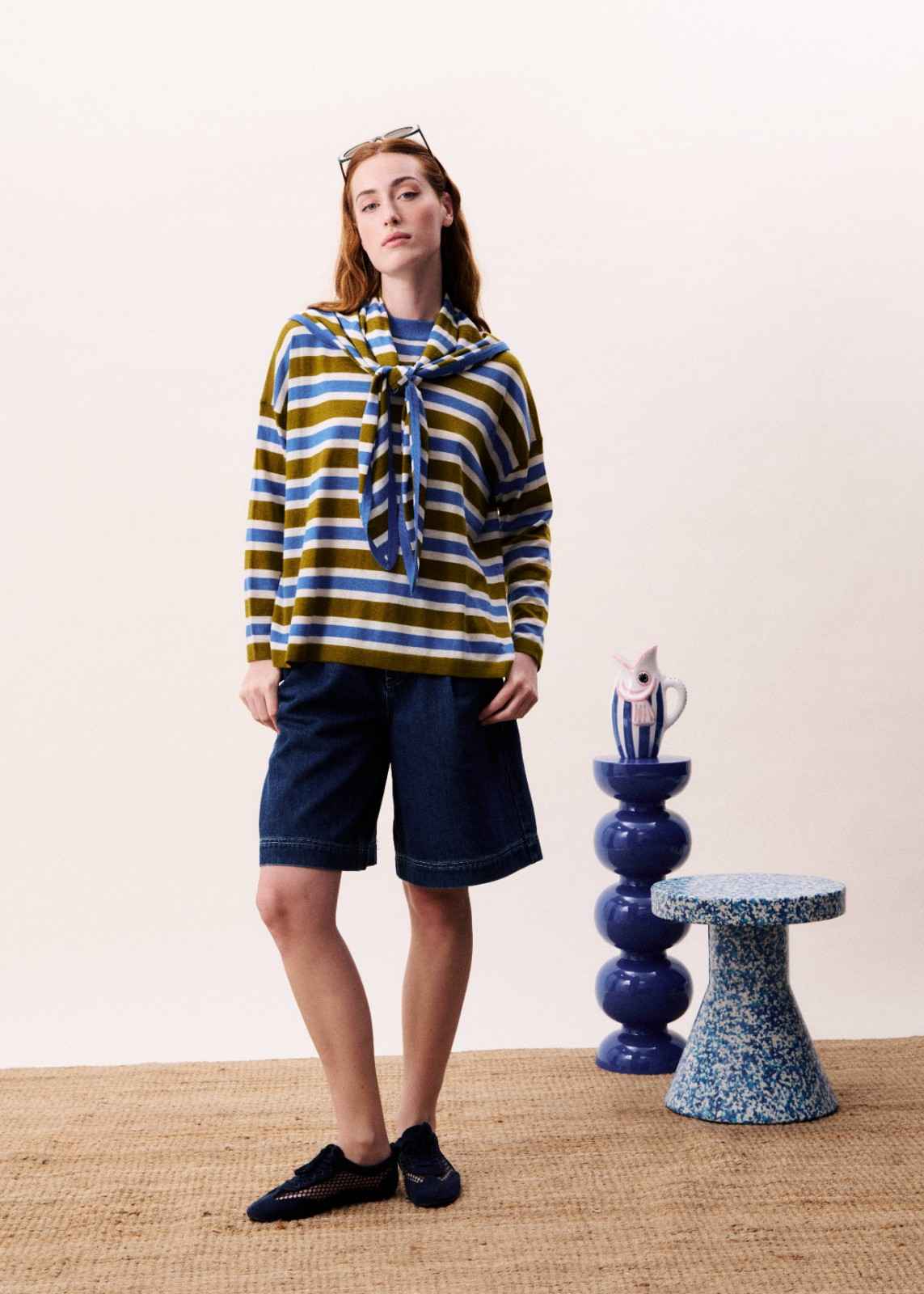 FRNCH Abyssal Denim Bermuda