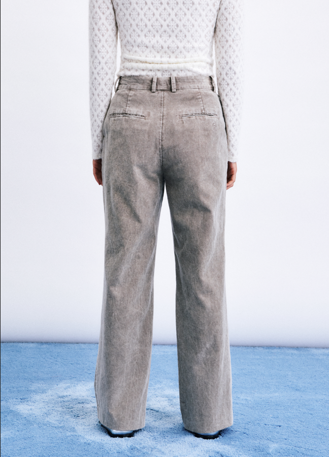 Frnch Tission Grey Trousers