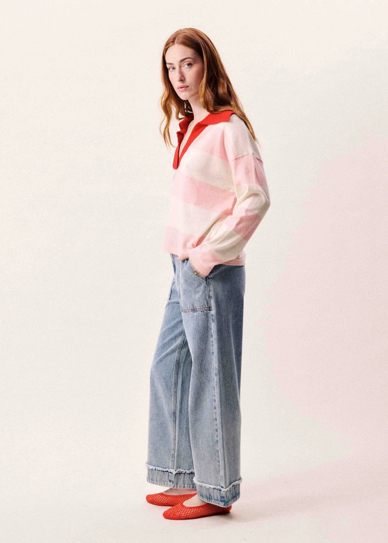 FRNCH Hydralis Rose Knit