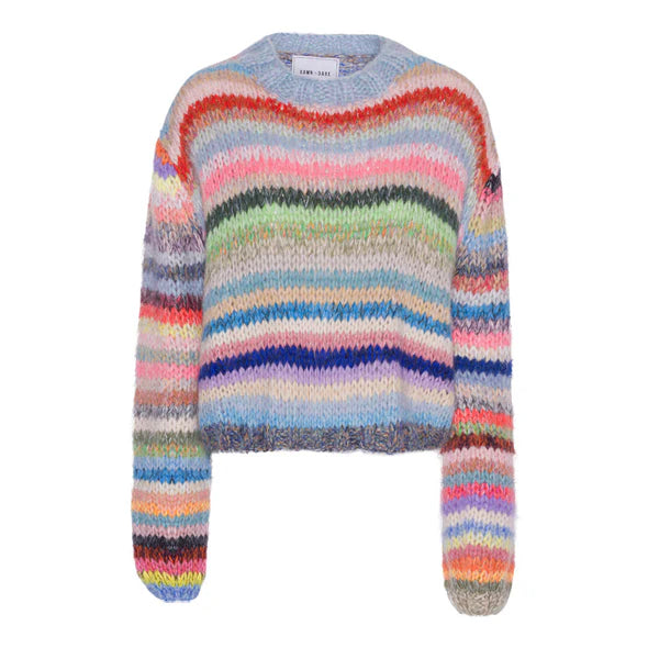 Dawn x Dare Genova Bright Multi Stripe Sweater