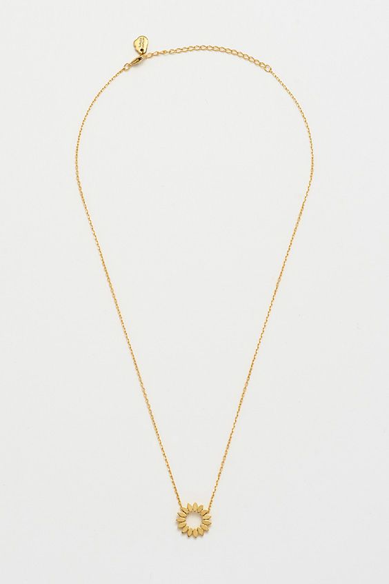 Estella Bartlett Modern Floral Necklace