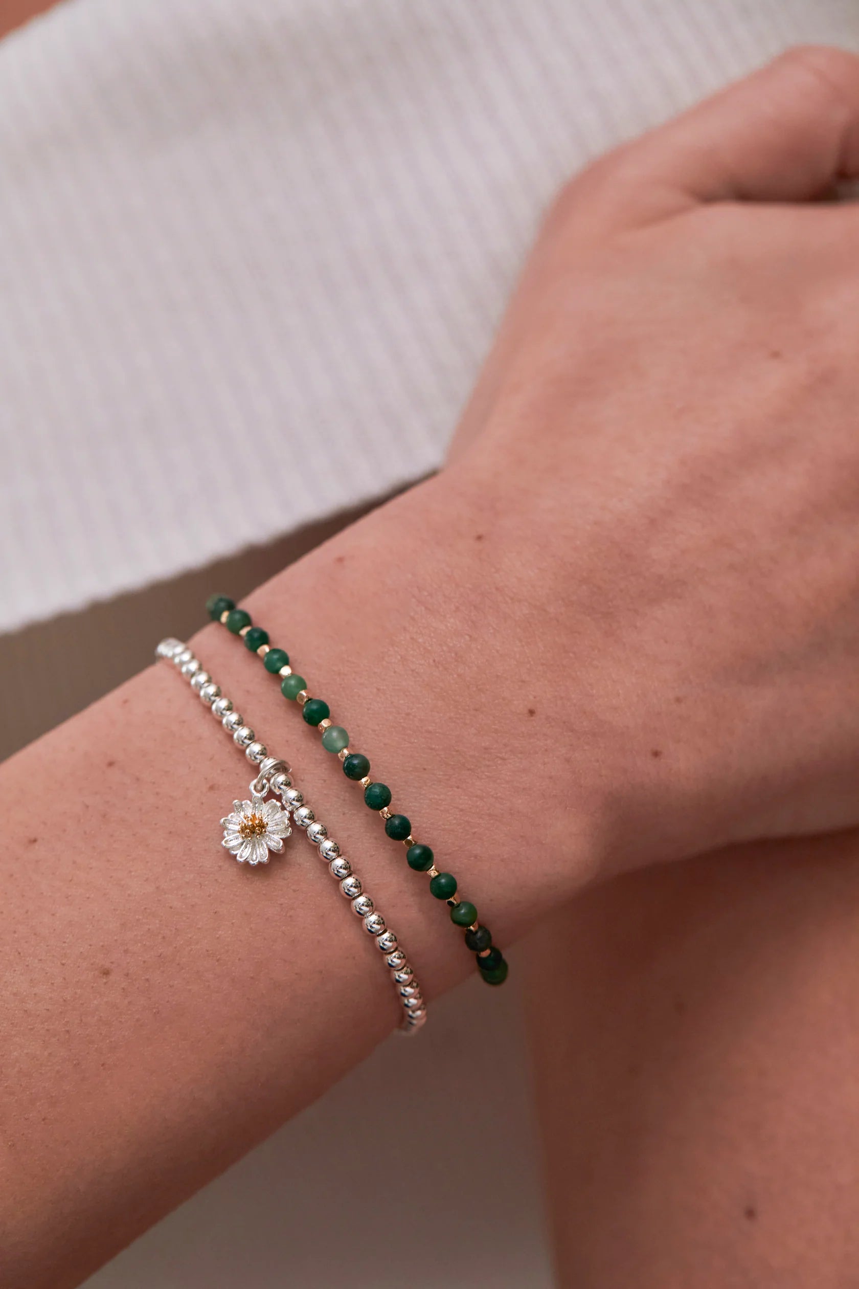 Estella Bartlett Green Malachite Amelia Bracelet