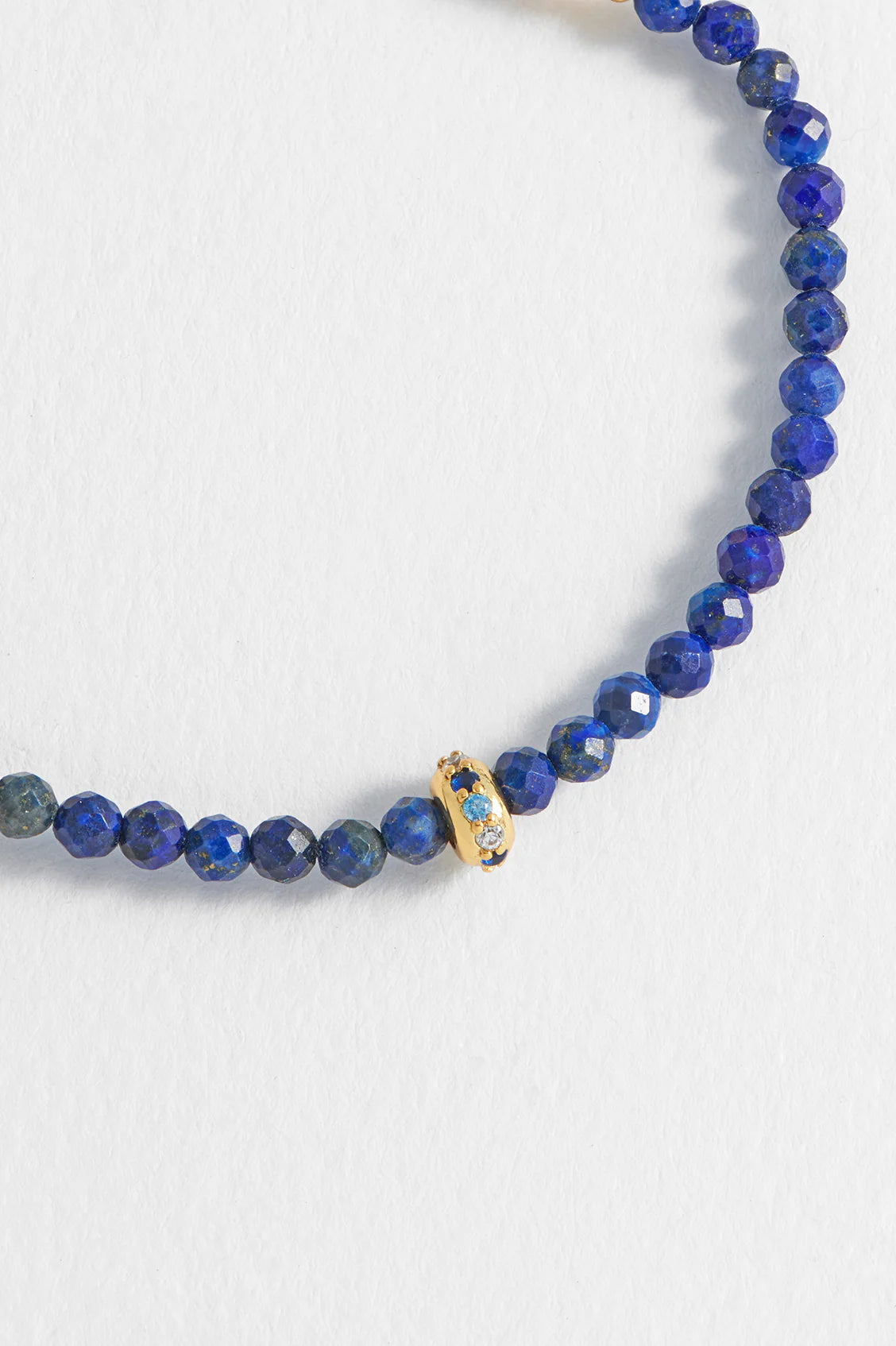 Estella Bartlett Lapis Lazuli CZ Disc Amelia Bracelet