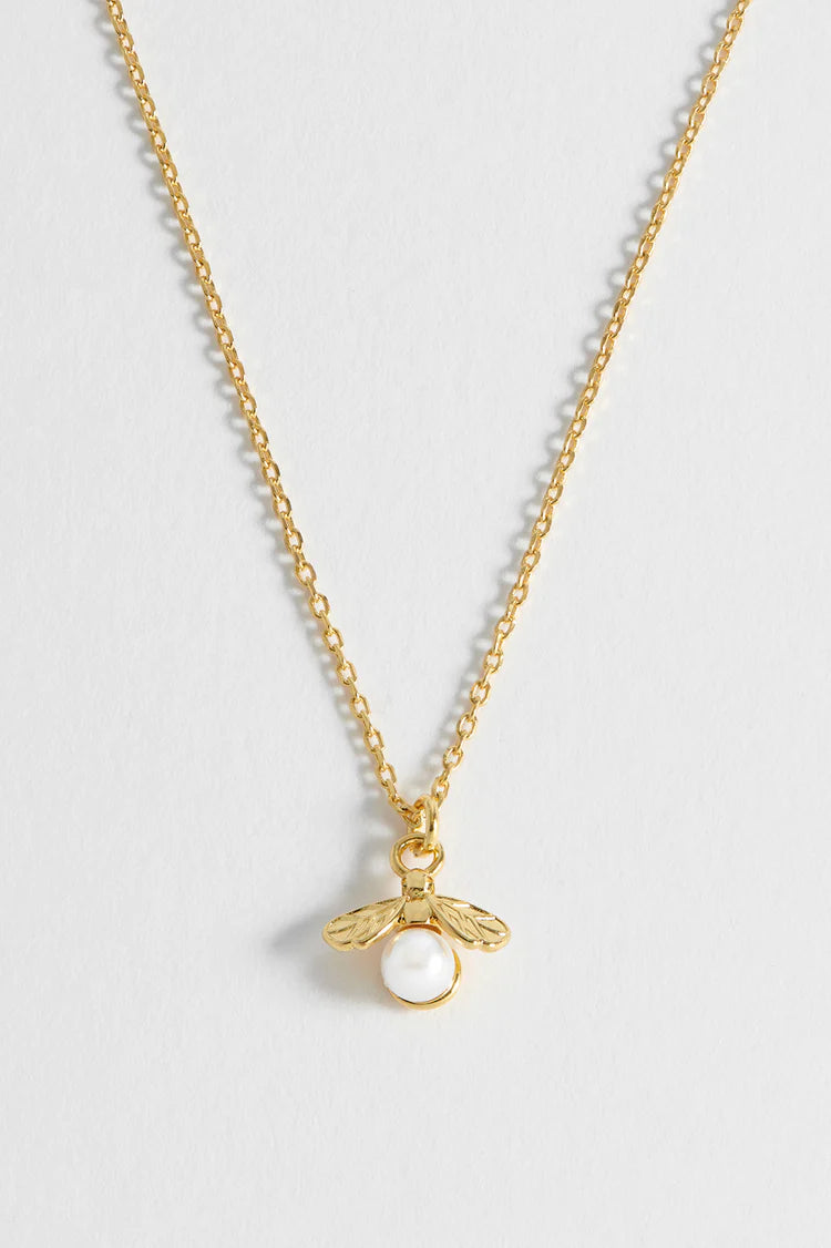 Estella Barlett Pearl Bee Necklace