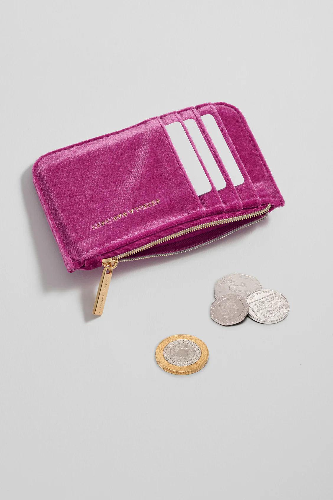 Estella Bartlett Quilted Pink Card Purse