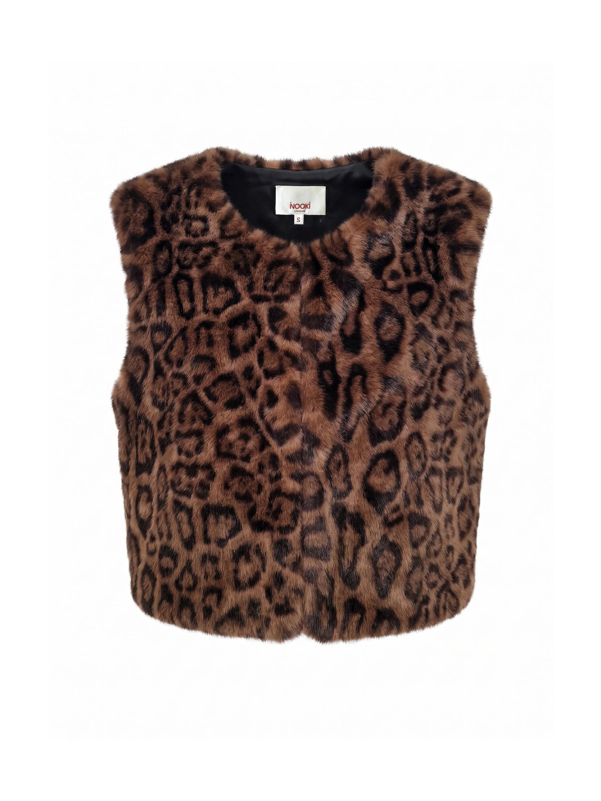 Nooki Edelweiss Chocolate Leopard Gilet