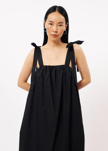 Frnch Cylia Black Maxi Dress