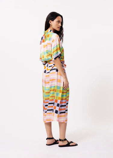 FRNCH Paige Multicoloured Checked Dress