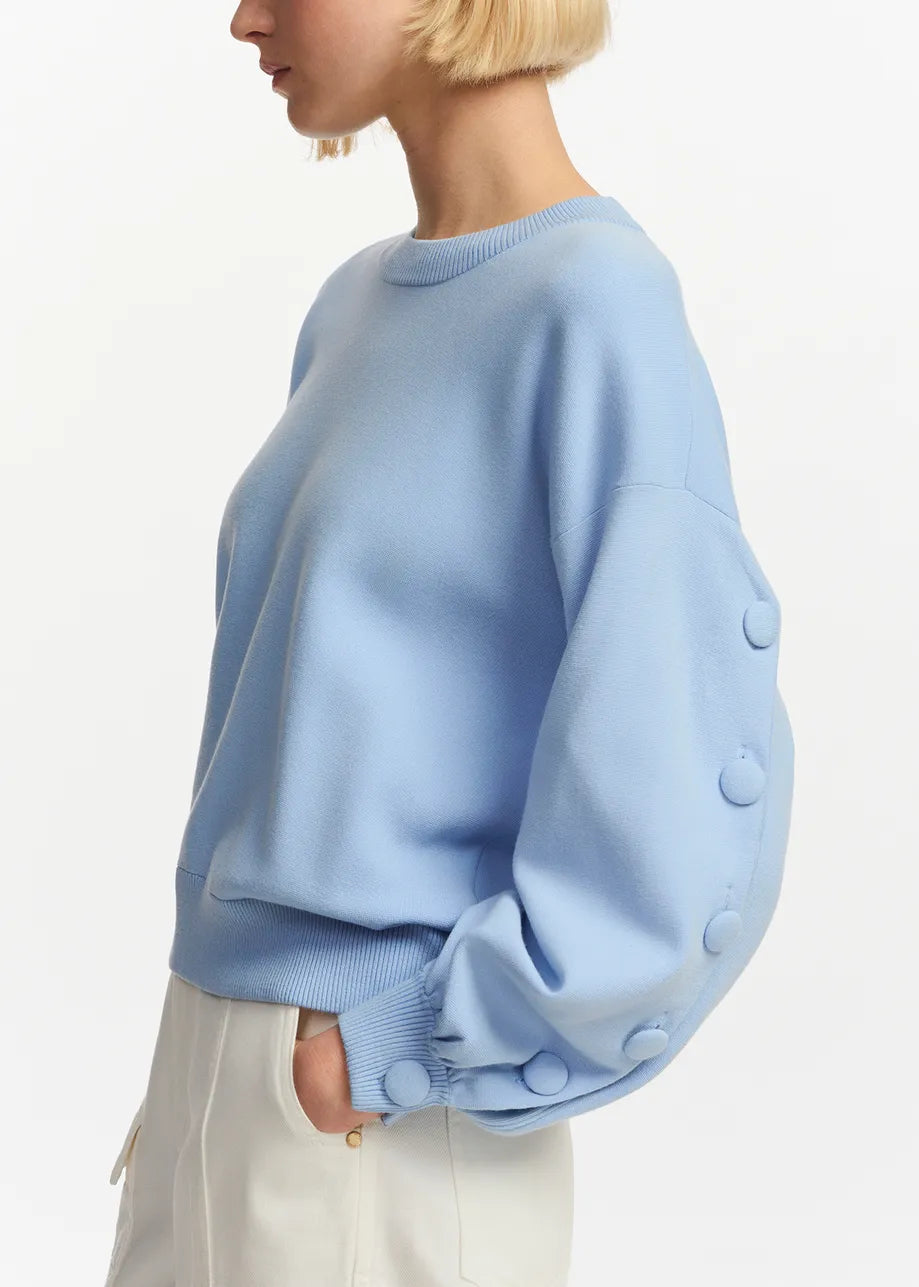 Essentiel Antwerp Fiore Light Blue Sweatshirt