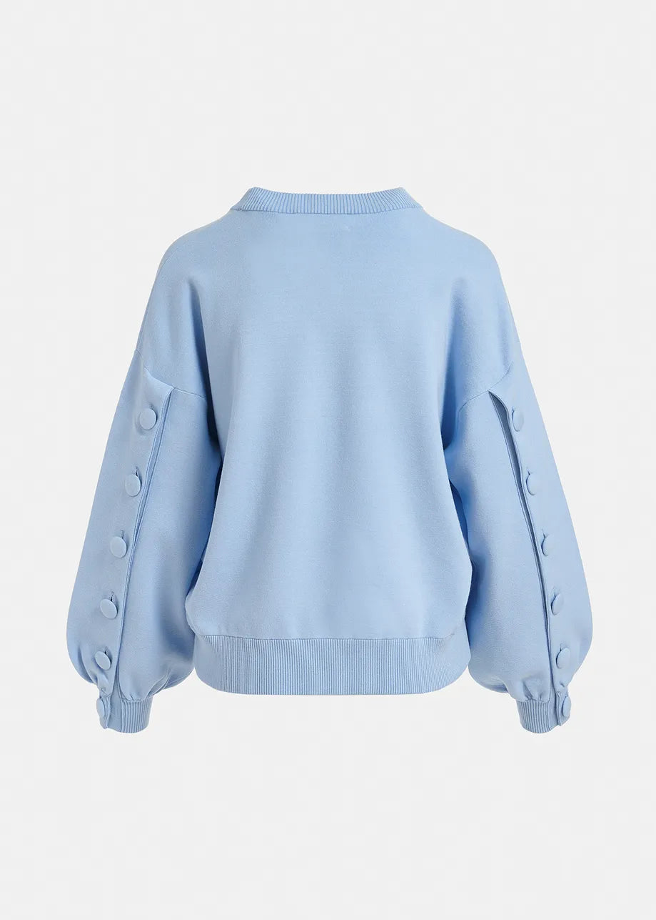 Essentiel Antwerp Fiore Light Blue Sweatshirt