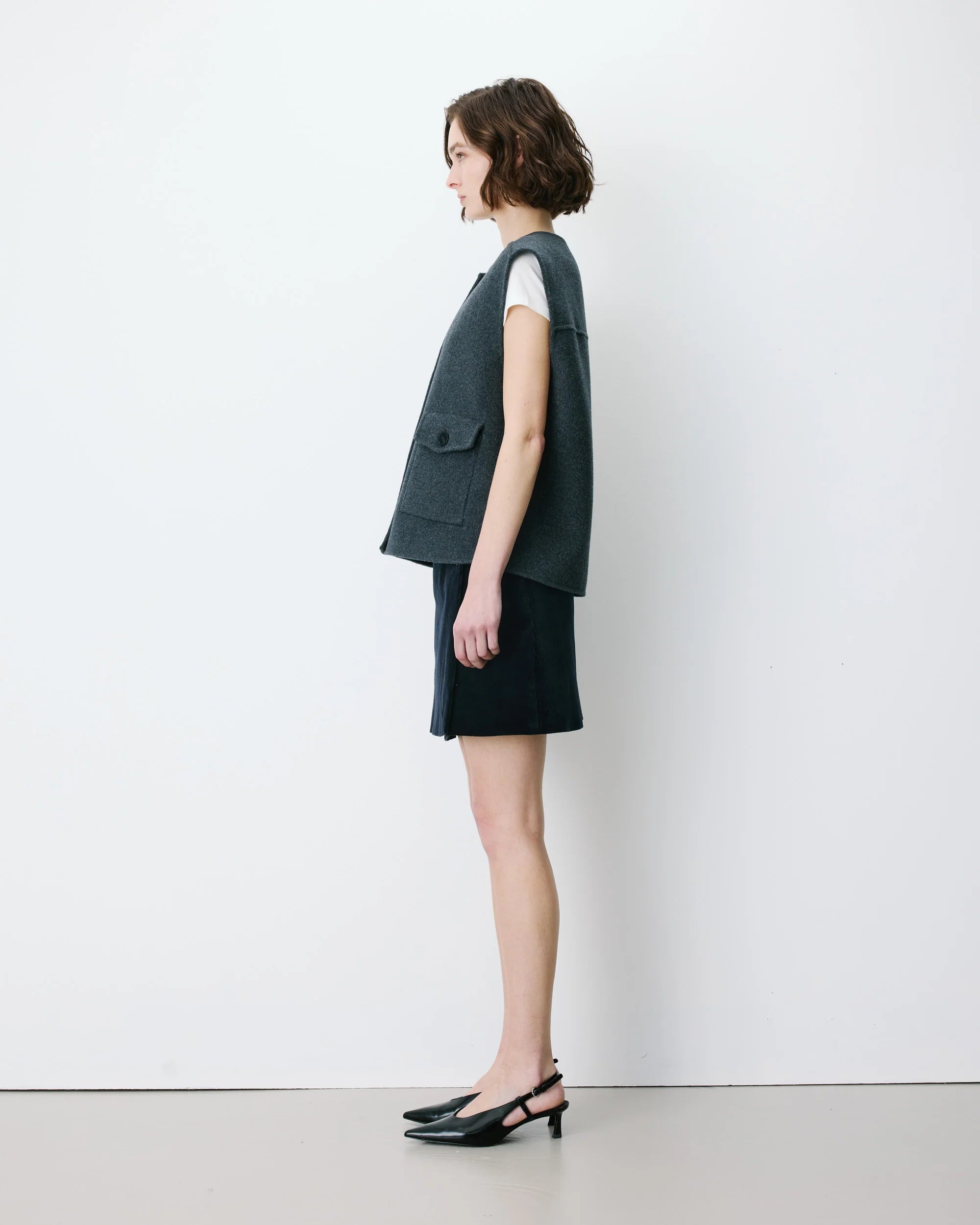 Grace & Mila Adagio Anthracite Waistcoat Jacket