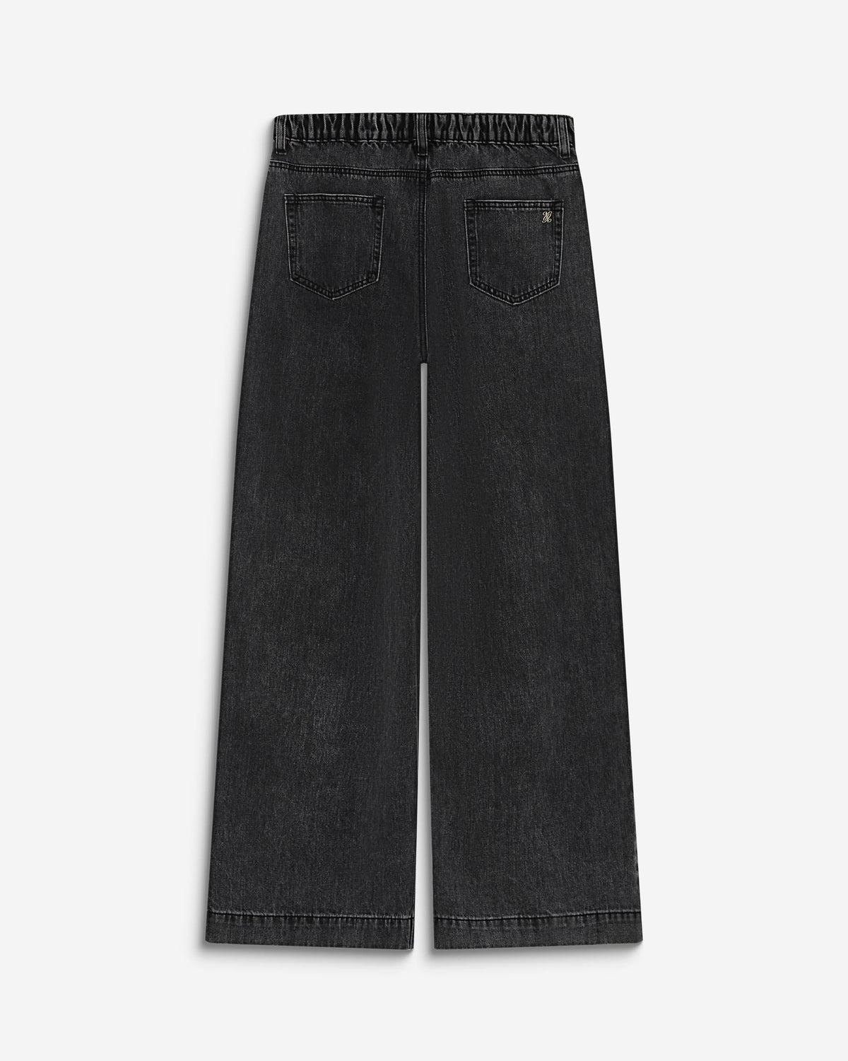 Grace & Mila John Grey Denim Wide Leg Jean