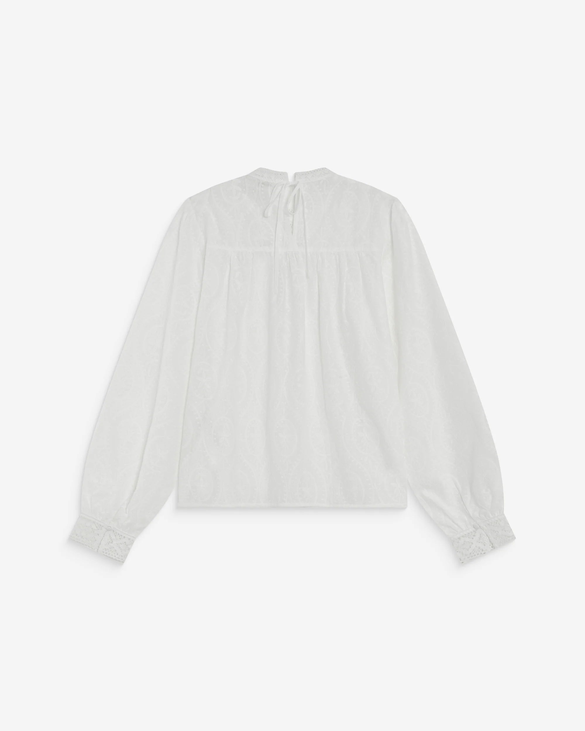 Grace & Mila Abigail White Lace Blouse