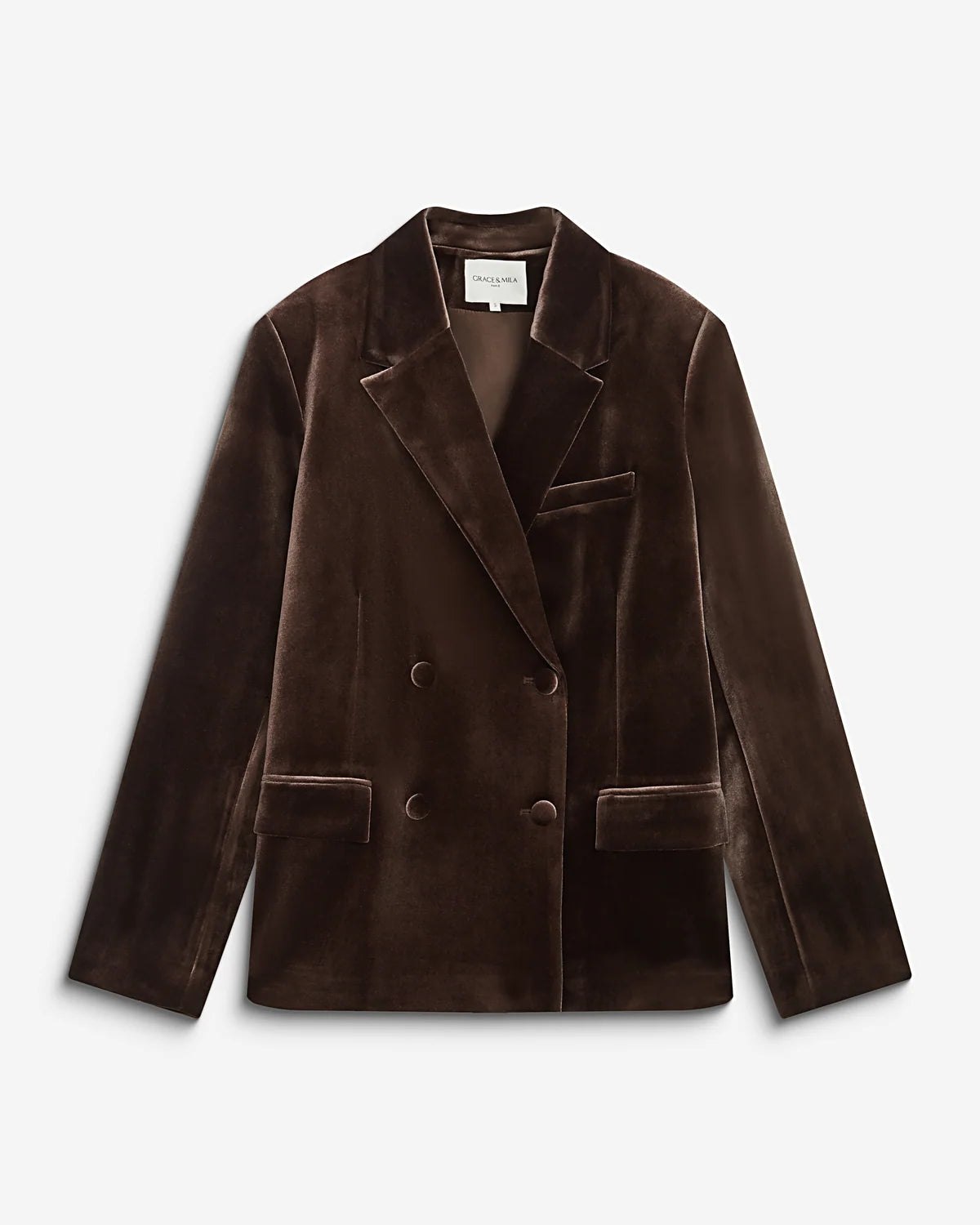 Grace & Mila Bradley Chocolate Blazer
