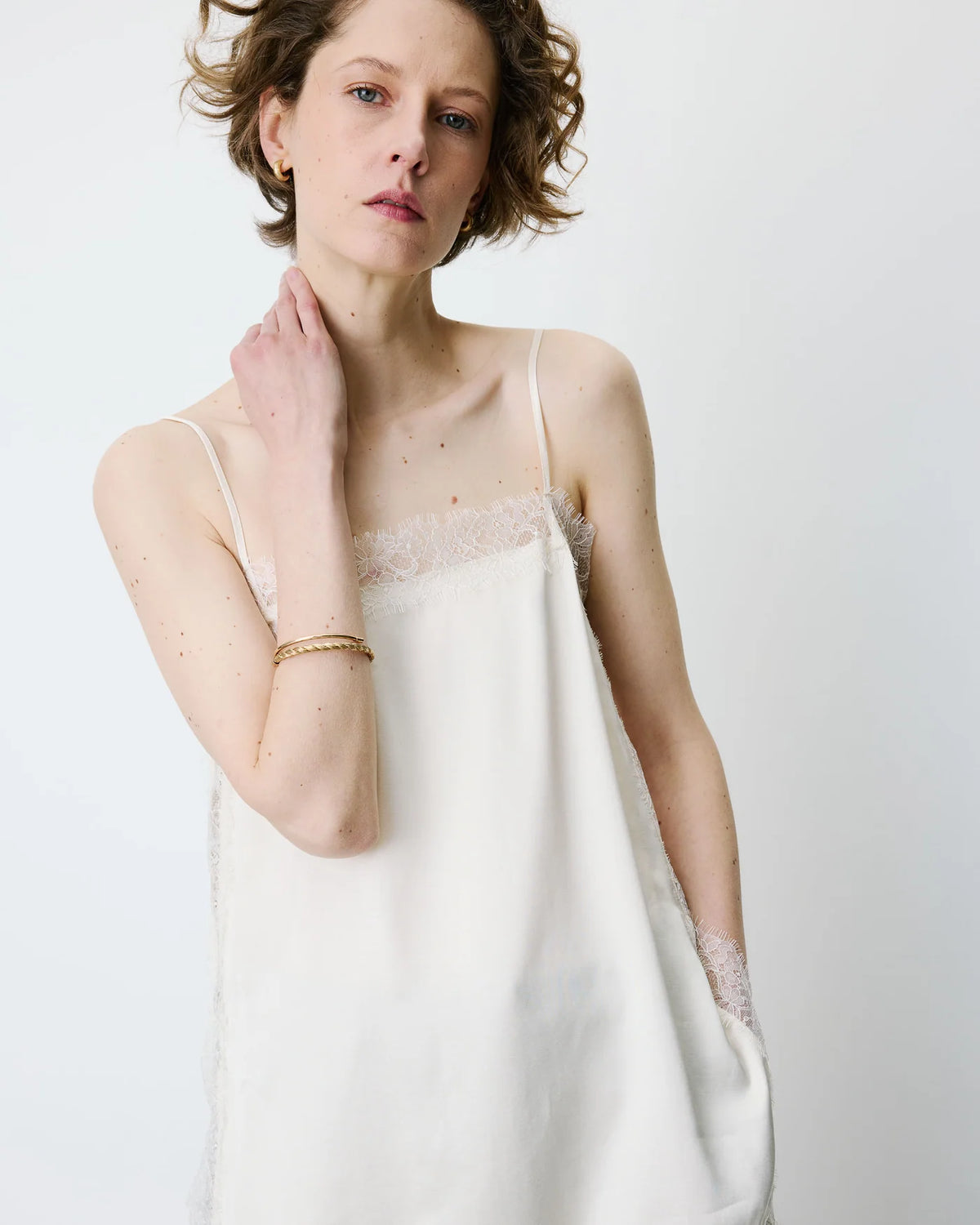 Grace & Mila Blossom Ecru Top