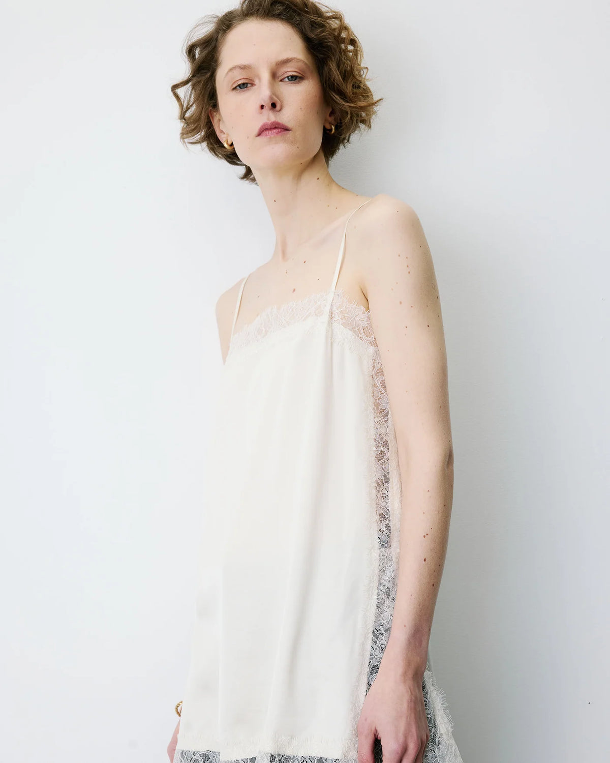 Grace & Mila Blossom Ecru Top