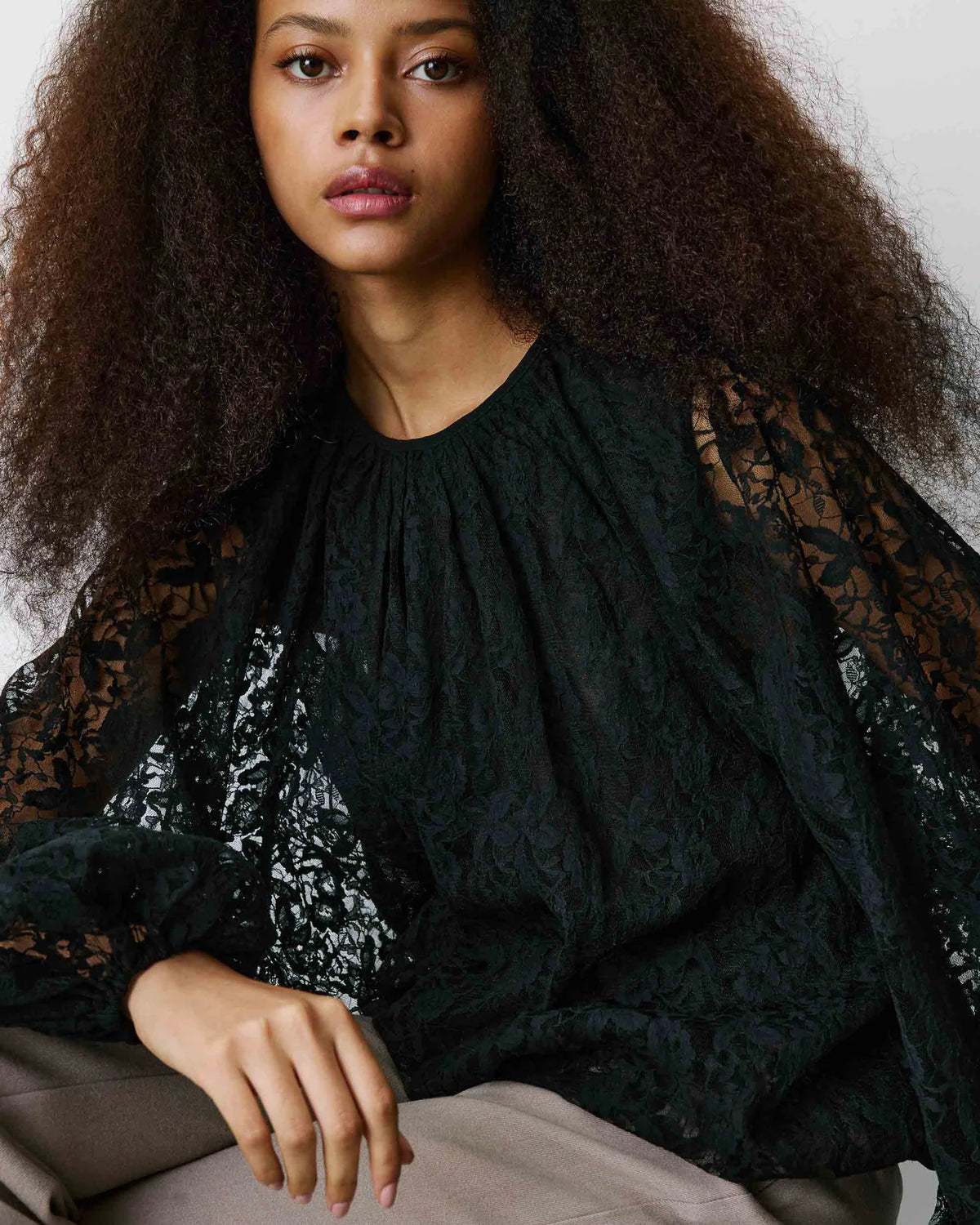 Grace & Mila Beth Noir Blouse