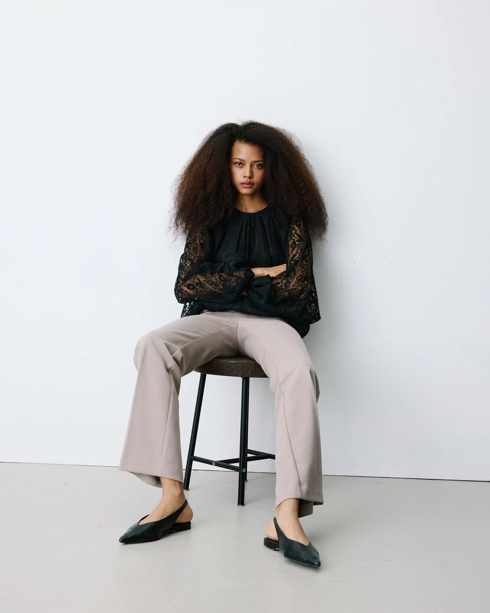 Grace & Mila Beth Noir Blouse