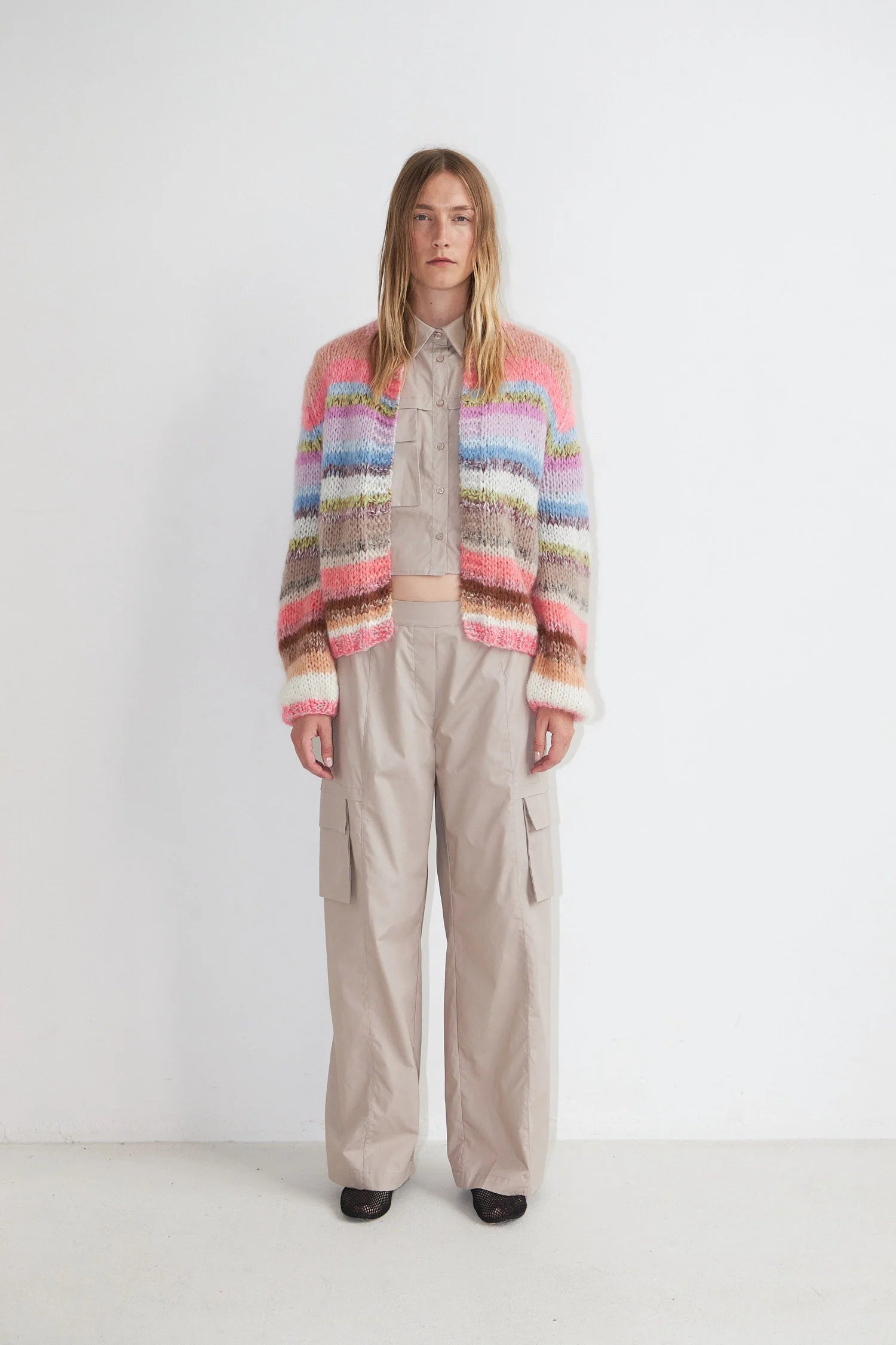 Dawn x Dare Gabi Sorbet Multi Stripe Cardigan