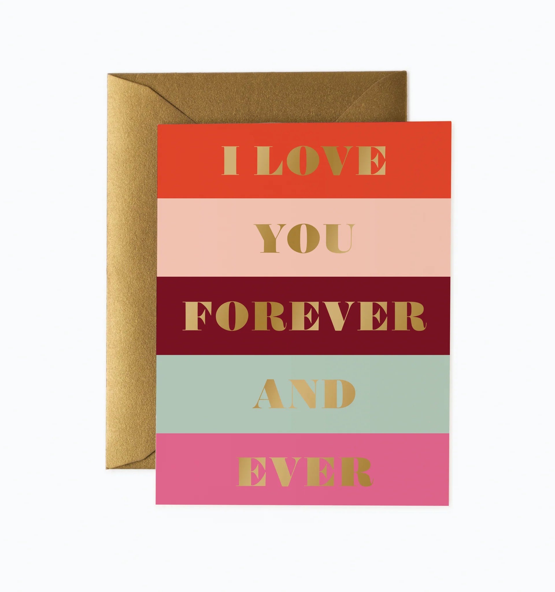 Rifle Paper Co Colour Block Love Card