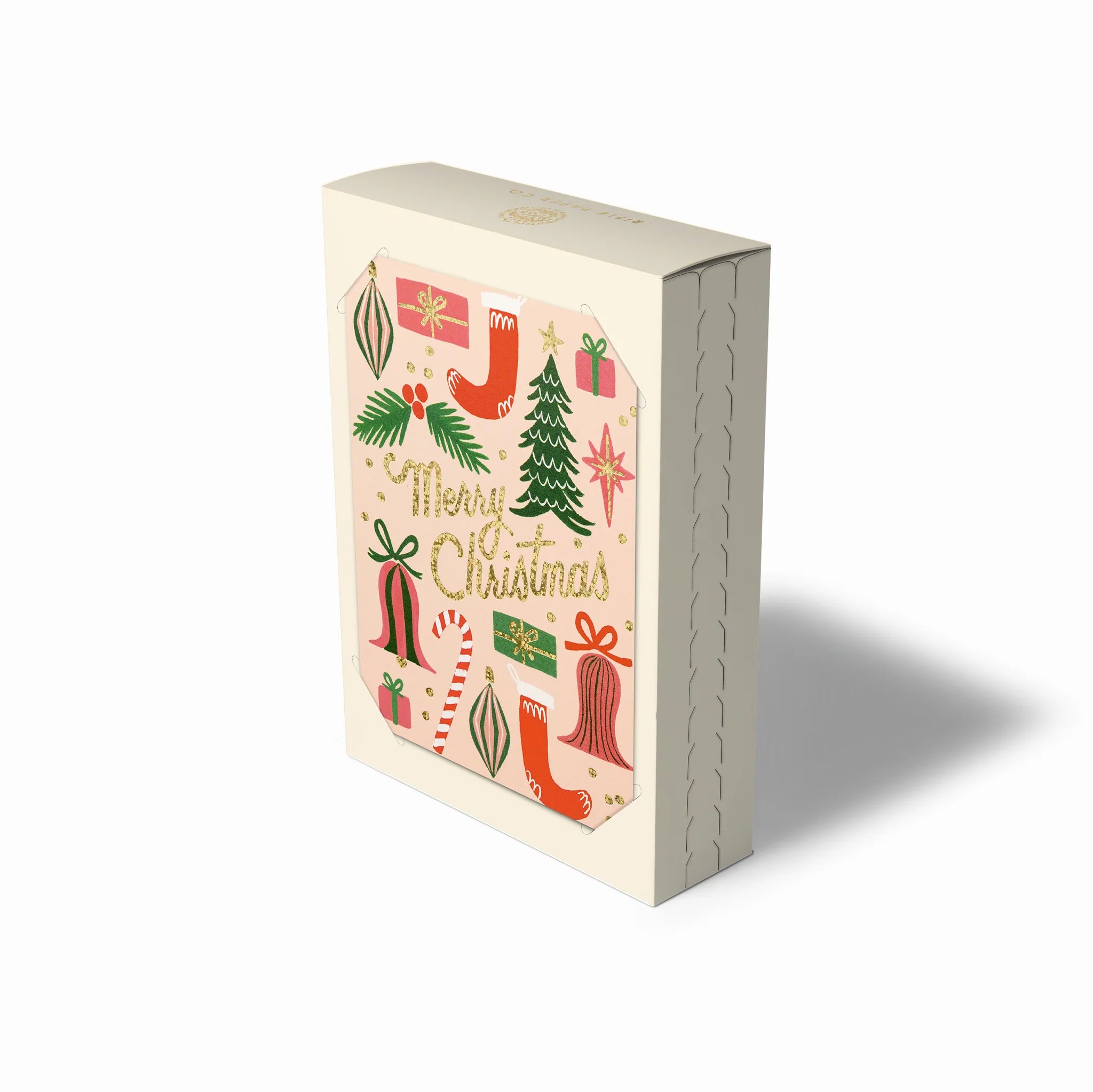 Rifle Paper Co Deck The Halls Christmas Card Box