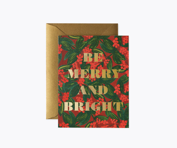 Rifle Paper Co Merry Berry Christmas Card Box