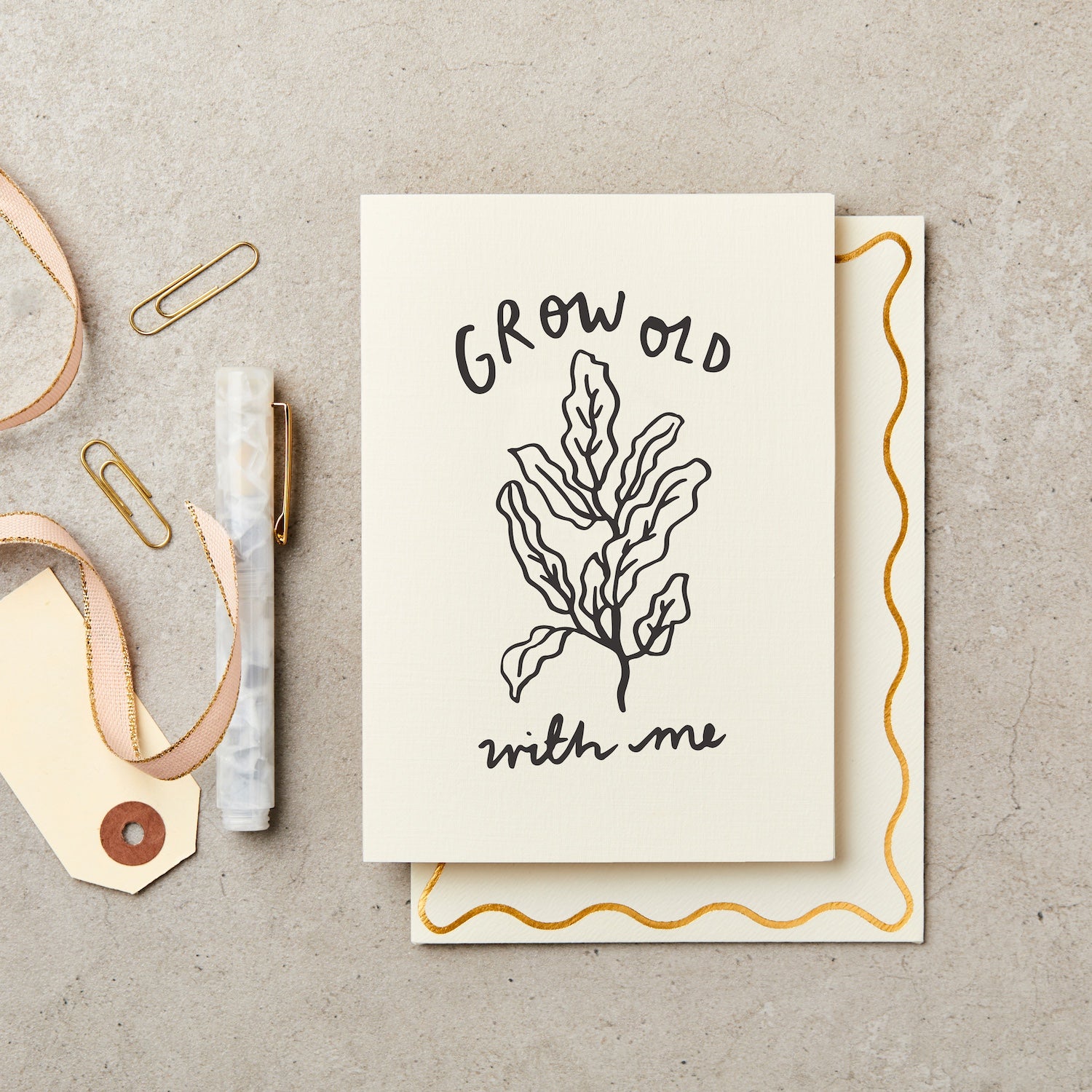 Katie Leamon Grow Old With Me Card