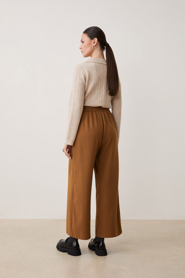 Suncoo Jerry Camel Trousers