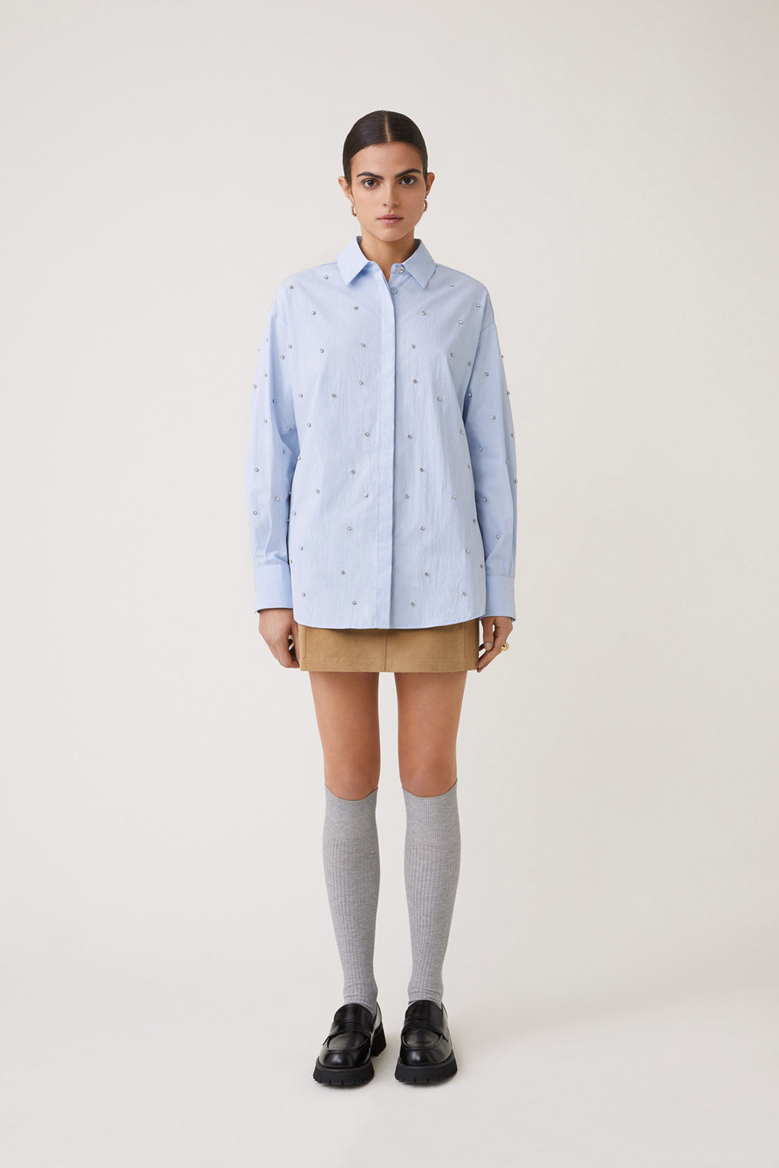 Suncoo Luz Oversized Button-Down Shirt