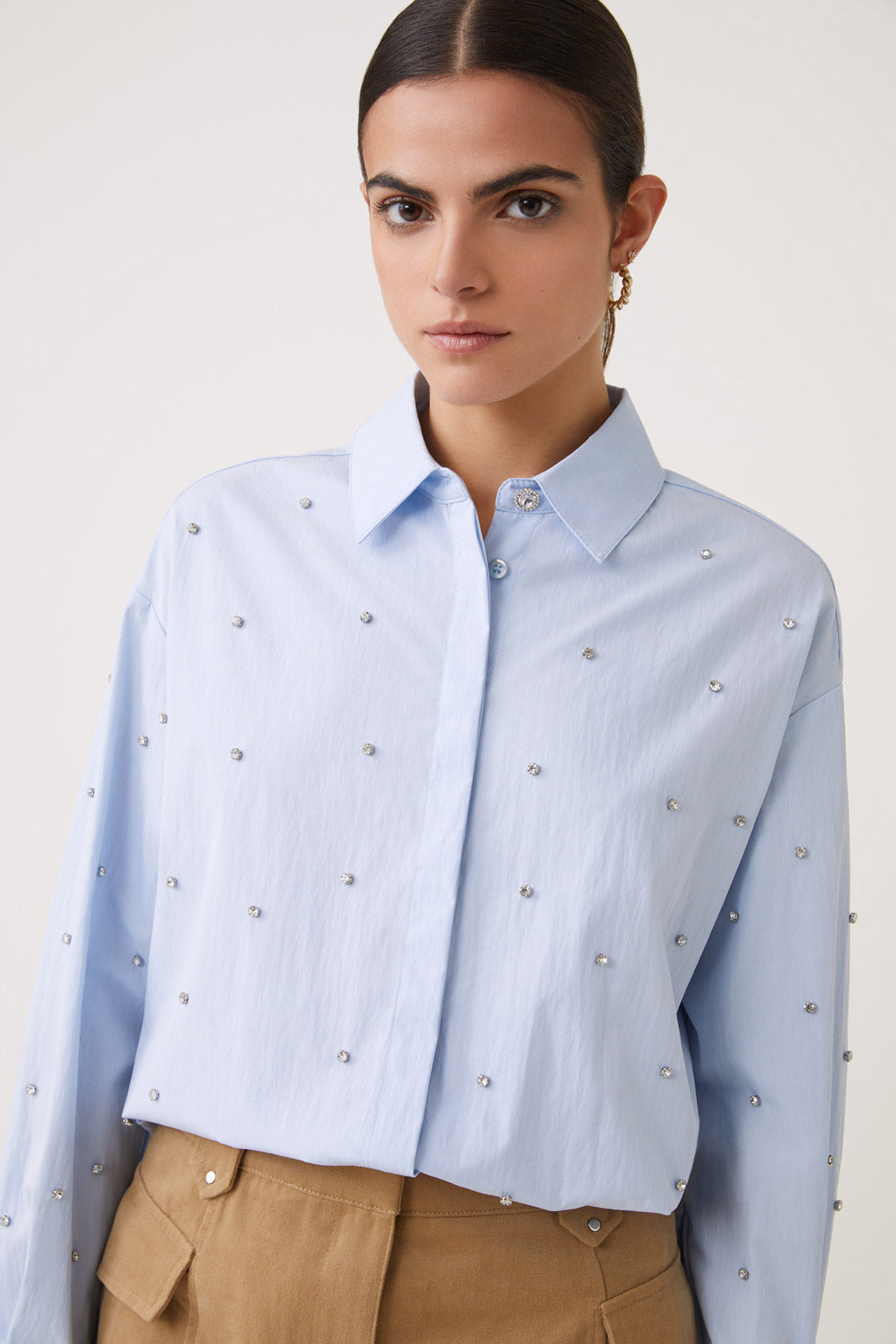 Suncoo Luz Oversized Button-Down Shirt