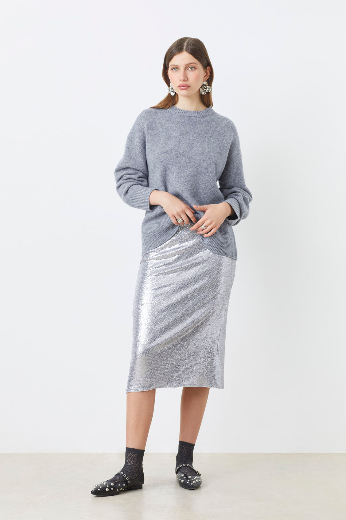 Suncoo Persan Grey Sweater