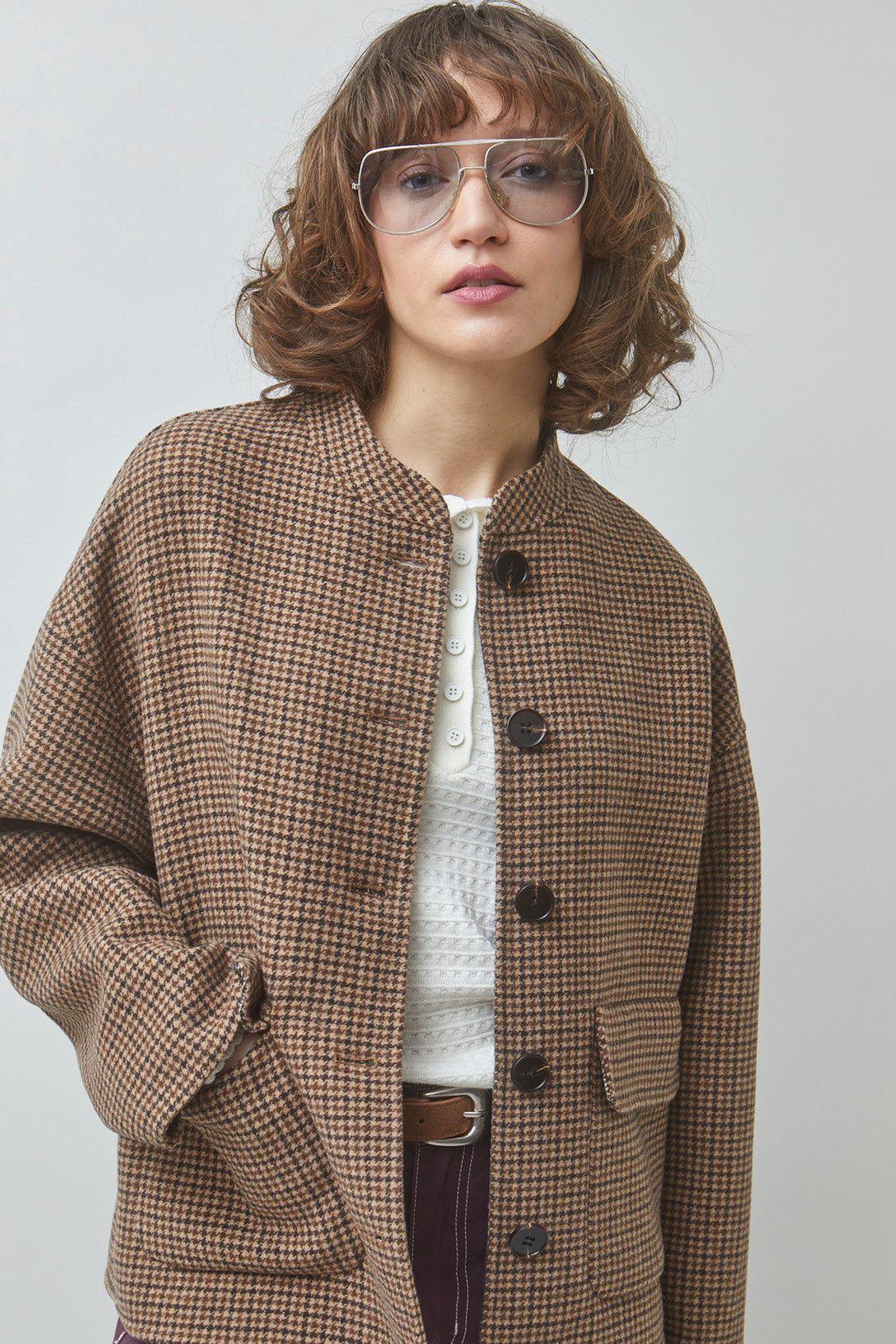 Suncoo Earth Tweed Blazer