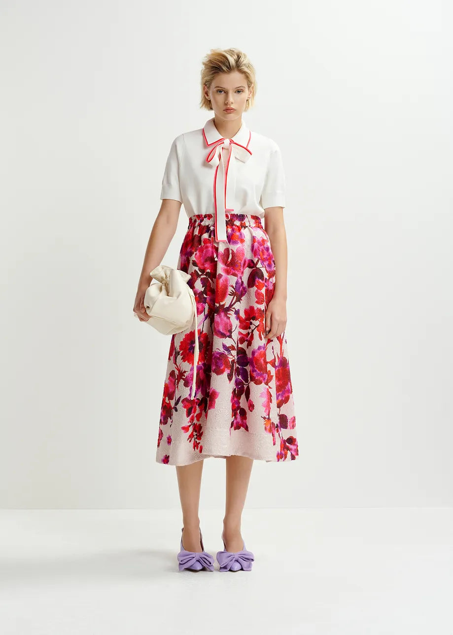 Essential Antwerp Harbour A-Line Skirt